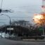 Russian Forces Shell TV Tower in Kyiv